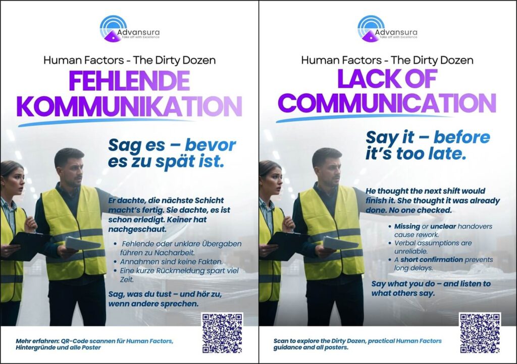 02 human factors dirty dozen poster lack of communication